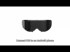 1058 PPI 3200x1600 Resolución 1000 pulgadas 68 ° FOV VR gafas con HDMI