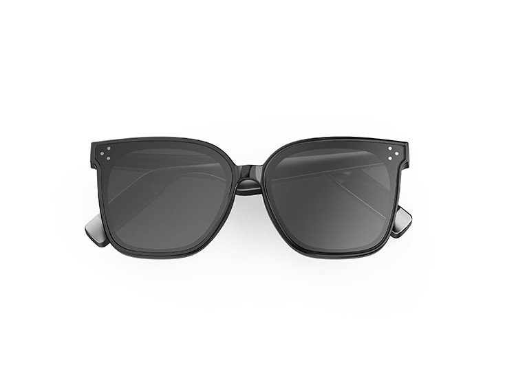 10 Horas Negro Smart Music Bluetooth Gafas de sol con llamada de alta capacidad 110mAh * 2 Bluetooth Versión BT 5.3