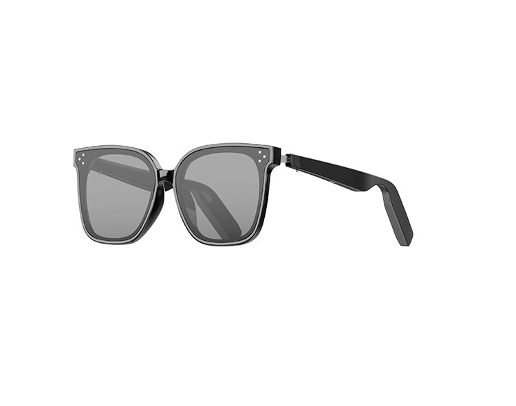 Negro UV 400 BT 5.3 Batería 8-10 horas Smart Bluetooth gafas de sol para escuchar música