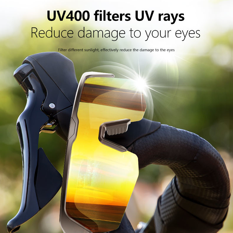 UV 400 Bluetooth Deportivo Gafas de conducción Bluetooth 5.3 Batería 50 horas de ciclismo