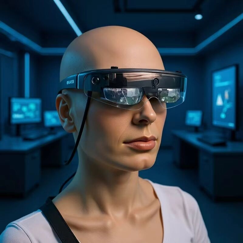 Gafas inteligentes OLED AR 1080P con 43 ° FOV y 3000 nits de brillo para una experiencia de realidad aumentada inmersiva