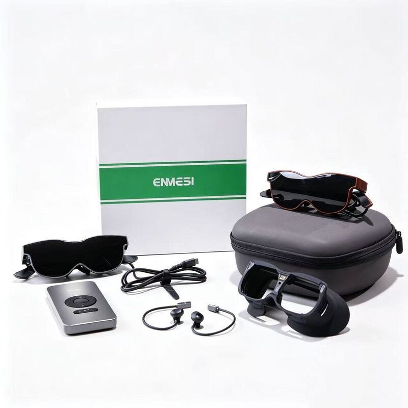 Gafas inteligentes VR de resolución 1080P inmersiva con pantalla montada en la cabeza de 70 ° FOV y conectividad USB-C