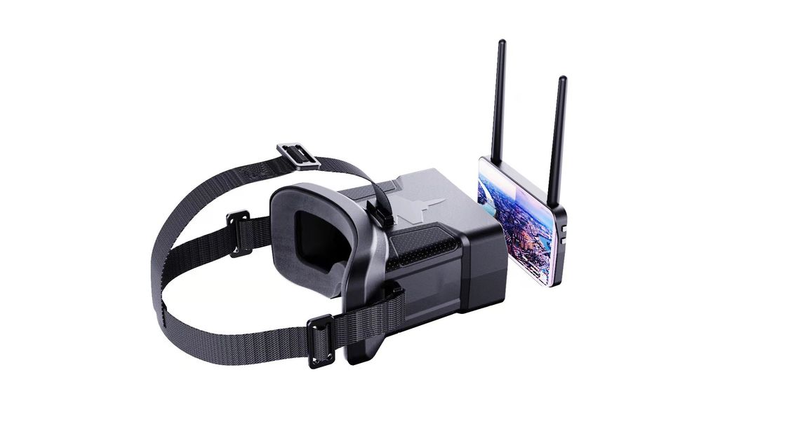 Gafas FPV HD de 480x272 con FOV de 0-120° y batería de 600 mAh para auriculares de dron
