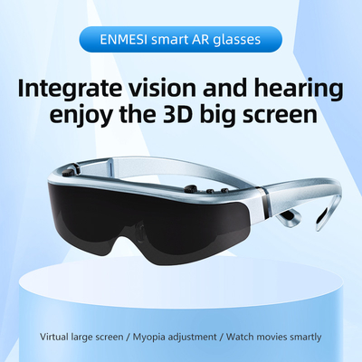 Gafas inteligentes AR USB-C con 1800 Nits Gran FOV 43 ° 1080P 60Hz Pantalla OLED montada en la cabeza