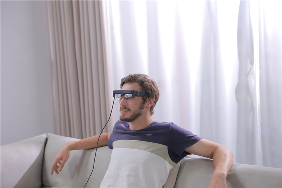 ENMESI V20 1080P 43 grados realidad virtual 3D HMD con WIFI y Bluetooth