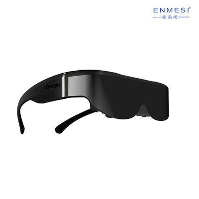3D pulgada HMD Head Mounted Display binocular 1.65W de los vidrios 200