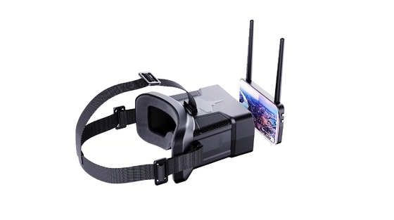 480x272 de HD 0 - 120 del grado pequeñas FPV gafas del FOV para la visión nocturna